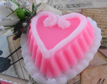 I Heart U Soap Too Made with Goats Milk Soap - Glycerin Soap- Wedding Favor Soap - Valentine's Day Soap - Artisan Soap - Party Favor Soap