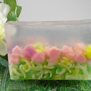 Monet's Garden Glycerin Soap - All Natural Glycerin Soap - Handcrafted Soap - Spring Soap - Artisan Soap -  Garden Party Soap