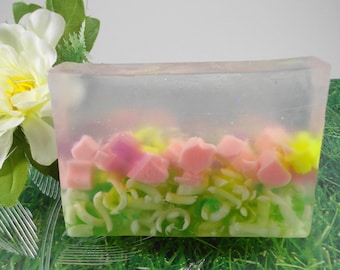 Monet's Garden Glycerin Soap - All Natural Glycerin Soap - Handcrafted Soap - Spring Soap - Artisan Soap -  Garden Party Soap