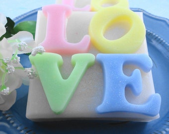 A Mother's Love Soap - Valentines Day - Glycerin Soap - Handmade Soap - Wedding Favors  Soap - Artisan Soap - Goats Milk Soap