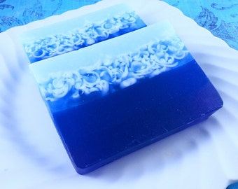 Night's Sky Soap -  Glycerin Soap - Handmade Soap - Galexy Soap - Summer Soap - Artisan Soap - Layered Soap -  SoapGarden