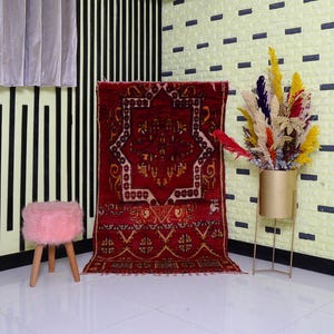 Moroccan rug Boujaad Rug Moroccan Wool Rug Handmade Moroccan Rug Boujaad Berber Rug boho rug berber moroccan rug