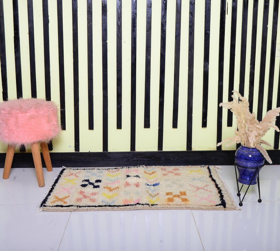 Small Moroccan Rug Moroccan Berber Rug Handmade Boho Decor Berber Rug ...