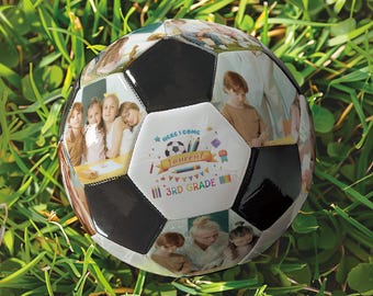 Personalized Soccer Photo Gift, Custom Football Player Back to School Present, First Day of School Keepsake, Soccer Coach Thank You Gift