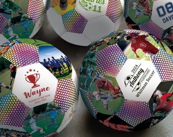 Custom Photo Soccer Ball: Personalized Reflective Gift