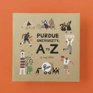 Purdue University A to Z Picture Book, Kids Gift, Purdue Boilermakers Children’s Alphabet Book, Baby Shower, Purdue Student Gift