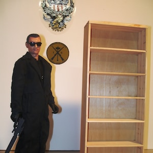 1/6 Scale Bookcase, Handmade, REAL WOOD