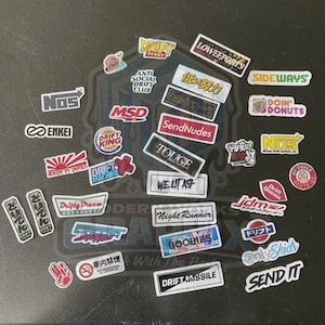 1/10 Scale Pre-cut Sticker Slaps Decals Rc Drift JDM Mst Yokomo Reved Grk