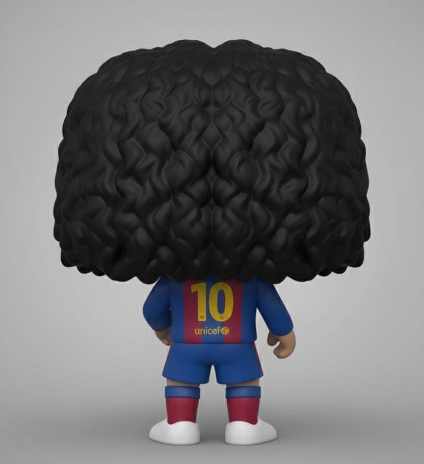 Ronaldinho Inspired Soccer Figurine: Funko Style 3D Print File