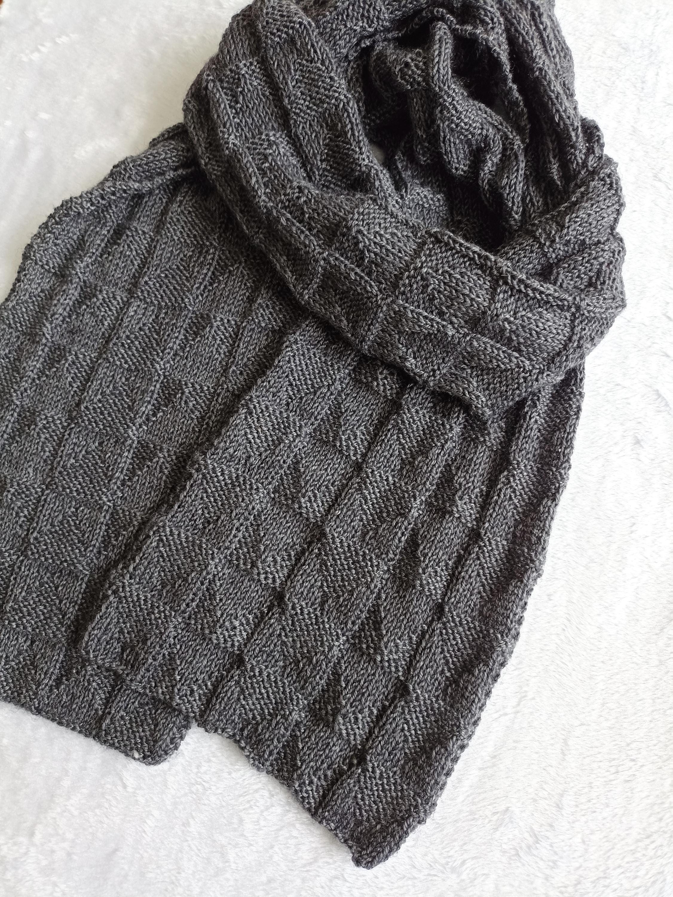 Scarf Design Geometry Scarf KNITTING PATTERN