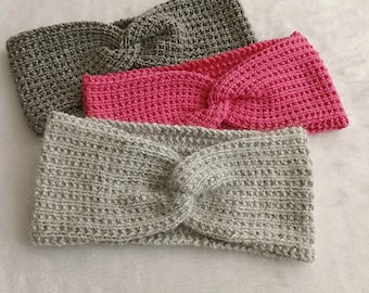 Easy Knit Headband Pattern, Twisted Ear Warmer Knitting Pattern, Beginner Friendly PDF, Cozy Winter Headband Tutorial