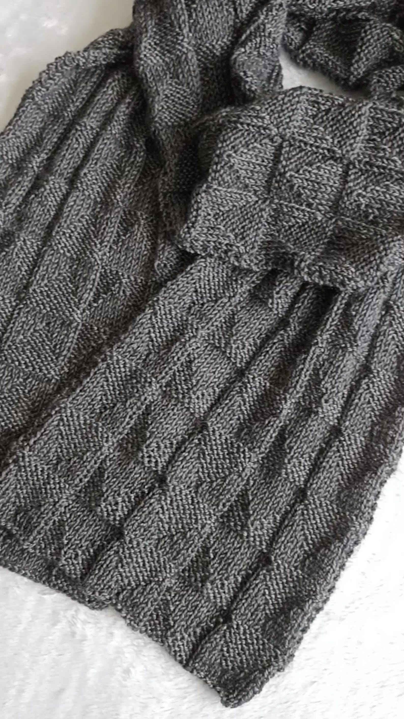 Scarf Design Geometry Scarf KNITTING PATTERN