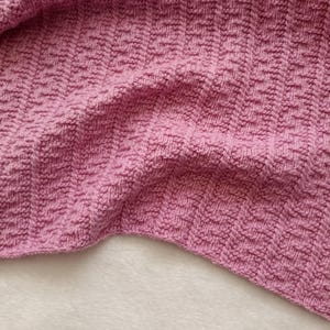 Blanket KNITTING PATTERN &quot;Tea Rose Blanket&quot;, Baby blanket pattern, Knitting blanket patterns,  Chunky knit pattern