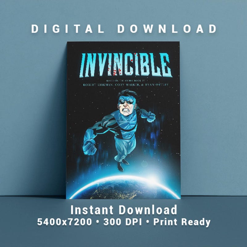 Invincible Poster - Etsy