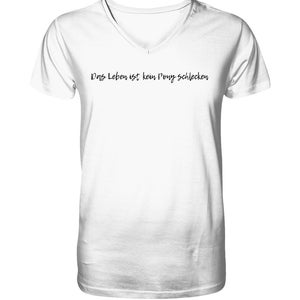 La vie n'est pas un long fleuve tranquille - T-shirt col V bio pour homme