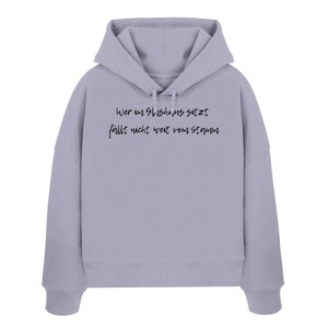 Ceux qui vivent dans des maisons de verre noires - Sweat à capuche bio Boxcut pour femmes, chemises drôles, ironie, sarcasme, citations tordues et dictons Humour noir