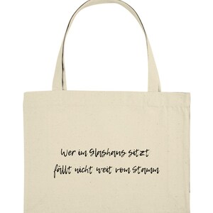 Ceux qui vivent dans des maisons de verre sont noirs - Sac de courses bio Humour noir Sarcasme Ironie Sac de courses avec blague
