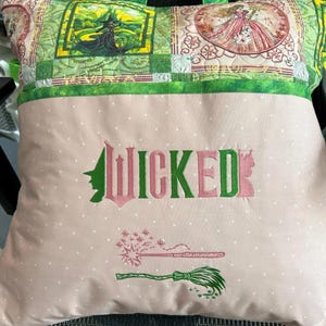 Wand & Broomstick Embroidery Design: Wicked, Changed for Good (5 Sizes) (Instant Download) image 4