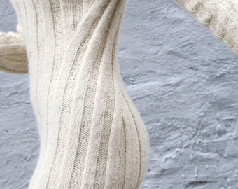 Knitting Pattern PDF | Ribbed Body-Hugging Dress | Dressilicious | English | Intermediate Level Pattern