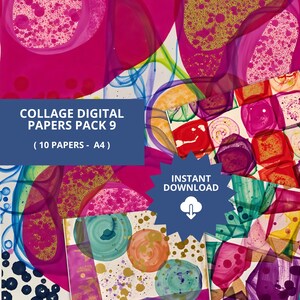 Collage Digital Papers 9