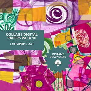 Collage Digital Papers 10
