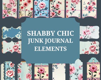 Shabby Chic Junk Journal Elements