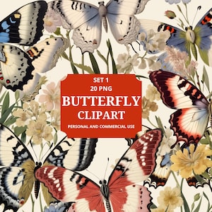 Butterfly Clipart Set 1