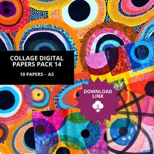 Collage Digital Papers 14