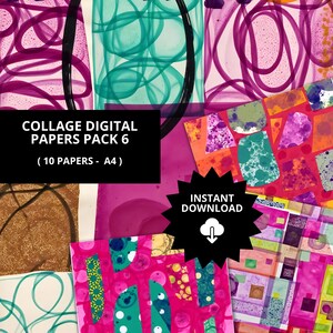 Collage Digital Papers 6