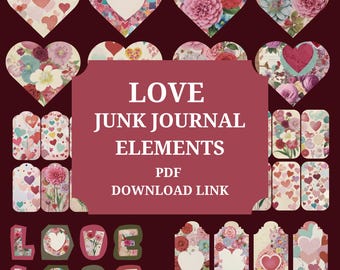 Love Junk Journal Elements