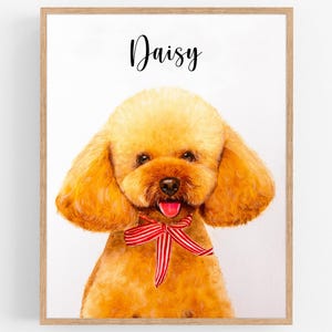 Personalisiertes Aquarell Tierportrait: Handgemaltes Hunde- & Katzenportrait