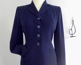 Vintage 40er Jahre Rock Anzug - Fab Gab 2tlg Wespe Taille Jacke und Rock sm