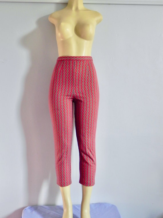 Vintage 50s Red Cigarette Pants - Rockabilly Diamo