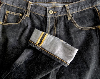 Vintage 40s Repro Indigo Jeans 35 Selvage