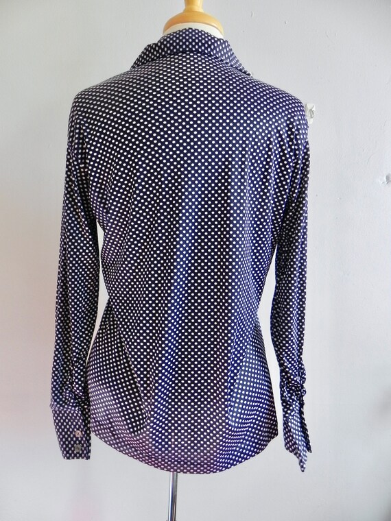 Vintage 60s Dot Pullover Top - image 7