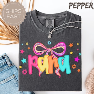 Comfort Colors Tshirt Para Back to School Tee Shirts Preppy Paraprofessional Teachers Shirt Preppy Neon Para First Day of School T Shirt