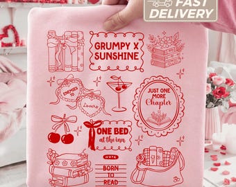 Camiseta de lector de novelas románticas, camiseta de "Enemigos a amantes" (obscenidades), camiseta de club de lectura antisocial, camiseta de lector de novelas románticas introvertidas, regalo para lectores de novelas románticas.