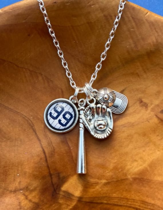 Aaron Judge 99 62 Home Runs NY Yankees Necklace baseball Yankees MLB Etsy Canada