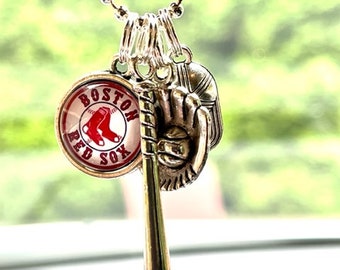Boston Red Sox, Baseball, MLB, Great Gift for Any Red Sox Fan - Car Dangle, Key Chain, Bracelet or Necklace