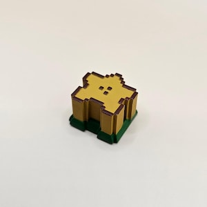 Starfruit Artisan Keycap - Stardew Valley Inspired Cherry MX Mechanical Keyboard Accessory - Unique Gamer Gift