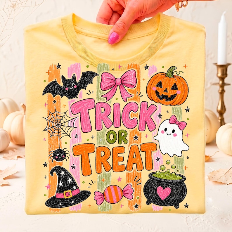 Cute Halloween PNG sublimation design for shirts