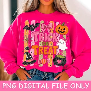 Halloween sublimation transfer with bat and witch hat