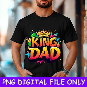Najlepszy tata w historii PNG Edgy Father's Day Design na koszulki Sublimacja Plik na prezenty DIY Cool Dad Graffiti Clipart Komercyjne wykorzystanie