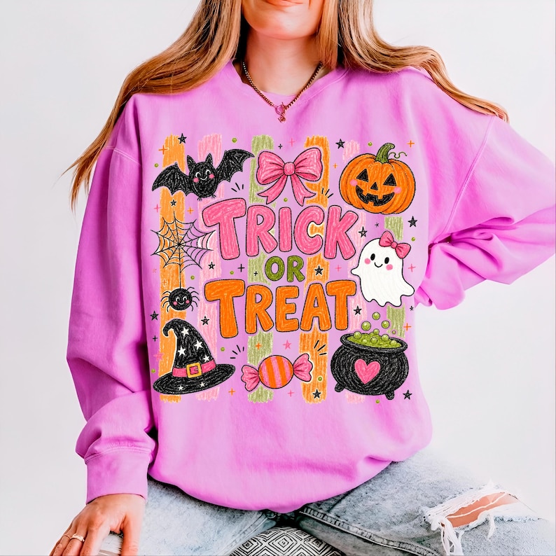 Spooky cute Halloween shirt graphic PNG