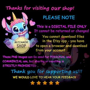 Peut inclure: Image num&eacute;rique sur fond noir avec le texte "Merci de visiter notre boutique !" et "Veuillez noter". L'image pr&eacute;sente un personnage de dessin anim&eacute; avec une couronne de fleurs et le texte "MIZZAMOR SHOP".