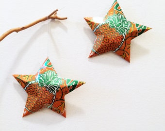 Jupina Pineapple Soda, Ornaments Made from Cans