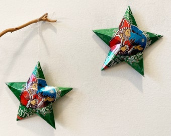 Choice of Saint Arnold  Beers, Texas Beer,Recycled Aluminum Can,Christmas Ornament Stars