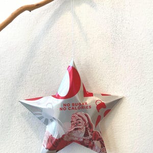 Santa Holiday 2024 Coke Stars Christmas Ornaments Coca Cola