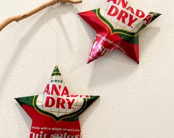 Canada Dry  Choice of Flavors Recycled Aluminum Stars