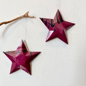 Cherry Coke Zero Star Ornament